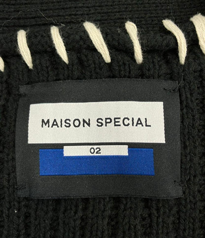 MAISON SPECIAL 鬼ワッフルカーディガン オーバーサイズ メンズ SIZE 02 (M) メゾン スペシャル