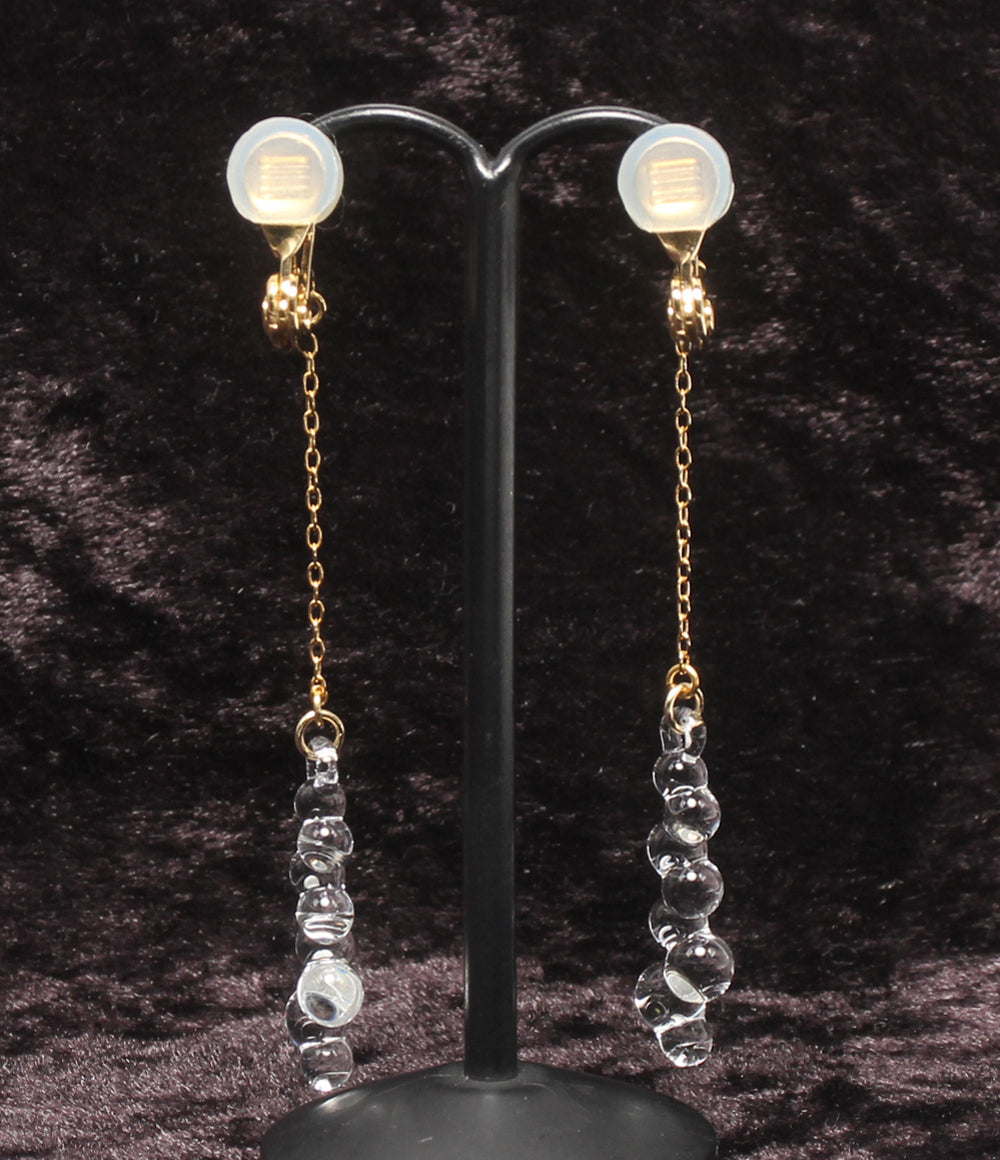 HARIO Lampwork Factory ネックレス イヤリング グロス 2点セット レディース ハリオ ランプワークファクトリー