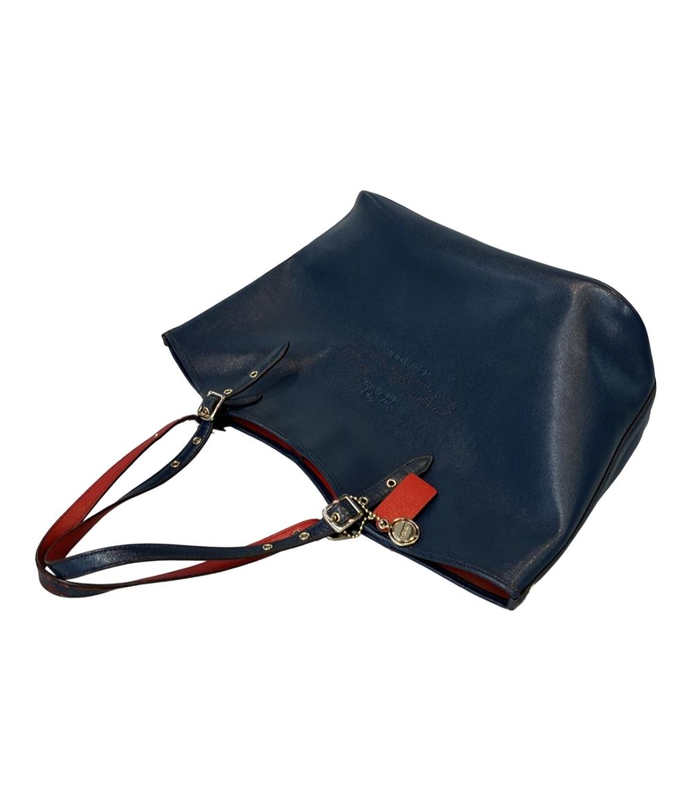 訳あり COACH トートバッグ 肩掛け パンチング ロゴ レディース コーチ