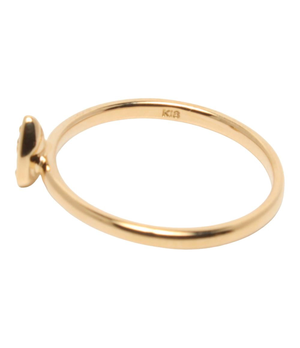 美品 リング 指輪 K18 ダイヤ レディース SIZE 5号