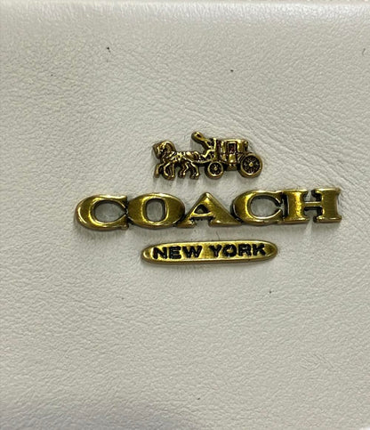 美品 コーチ ポーチ シグネチャー レディース COACH