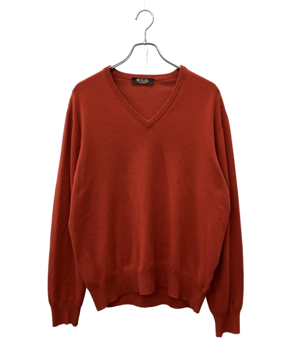 Loro Piana 長袖ニット カシミア100% Vネック FAB6917 メンズ SIZE 50 (XL) ロロピアーナ