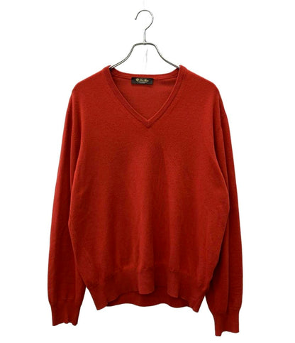 Loro Piana 長袖ニット カシミア100% Vネック FAB6917 メンズ SIZE 50 (XL) ロロピアーナ