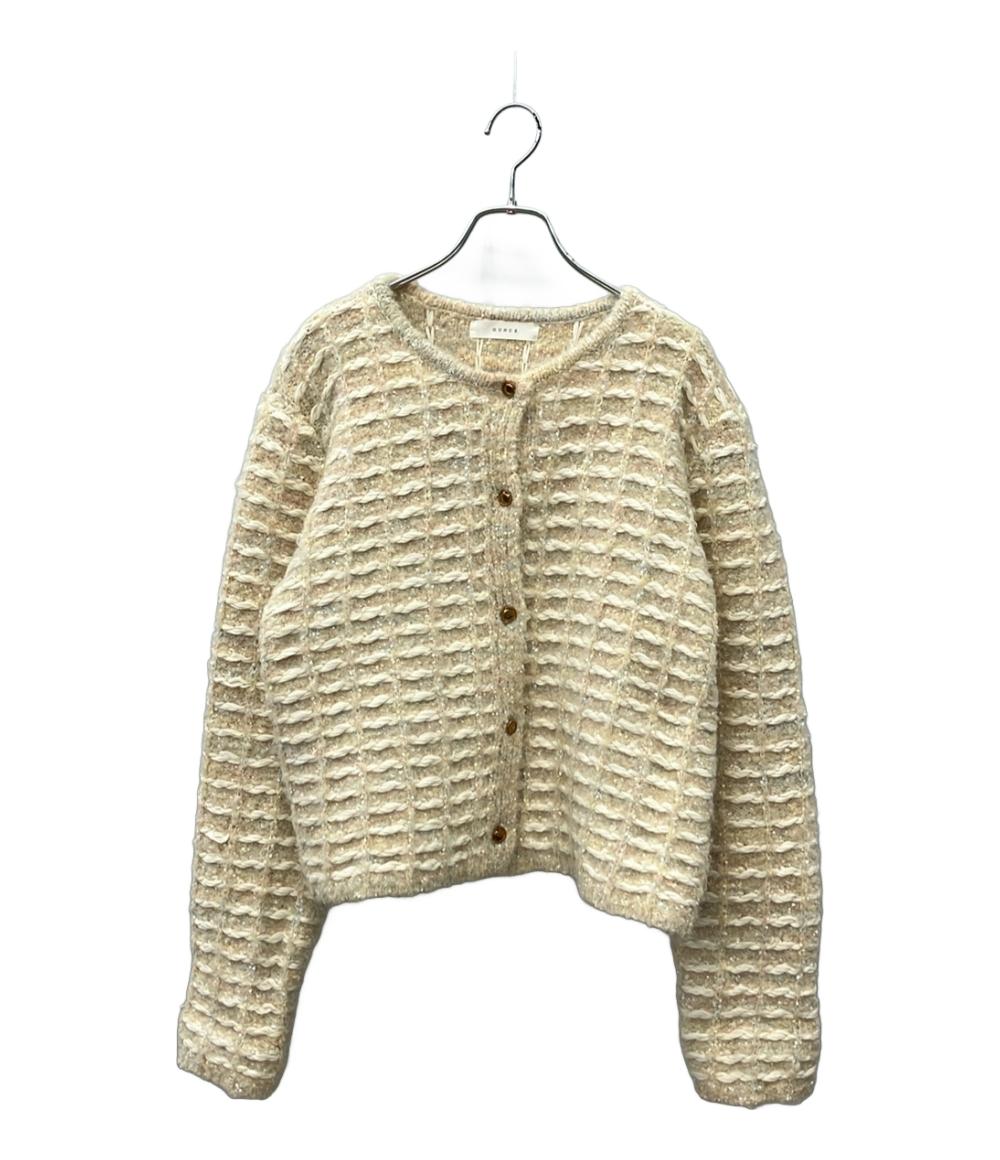 Ounce ツイード ジャケット Vanity tweed cardigan レディース オンス