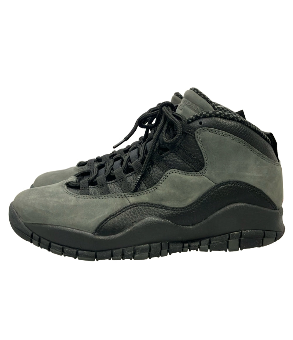 美品 NIKE ミドルカットスニーカー エアジョーダン10レトロ 310805-002 メンズ SIZE 27.0 ナイキ