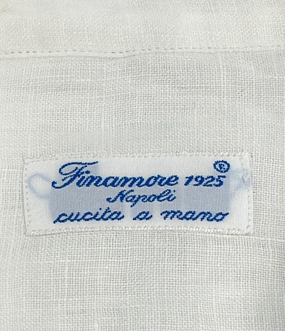 フィナモレ 長袖シャツ リネン メンズ SIZE 40 (M) FINAMORE