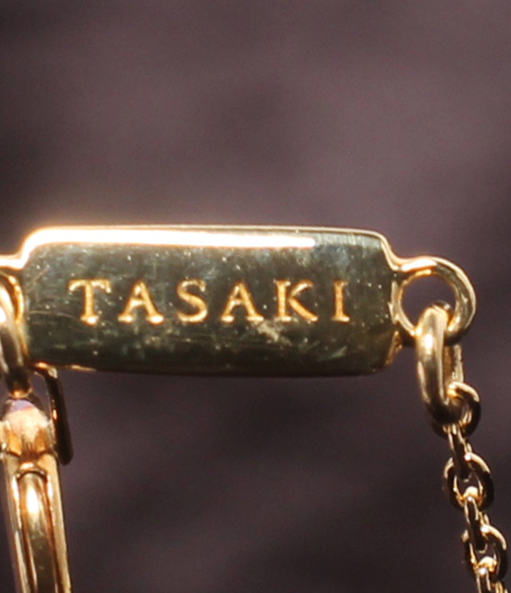 美品 TASAKI ネックレス K18 パール6.5mm レディース タサキ