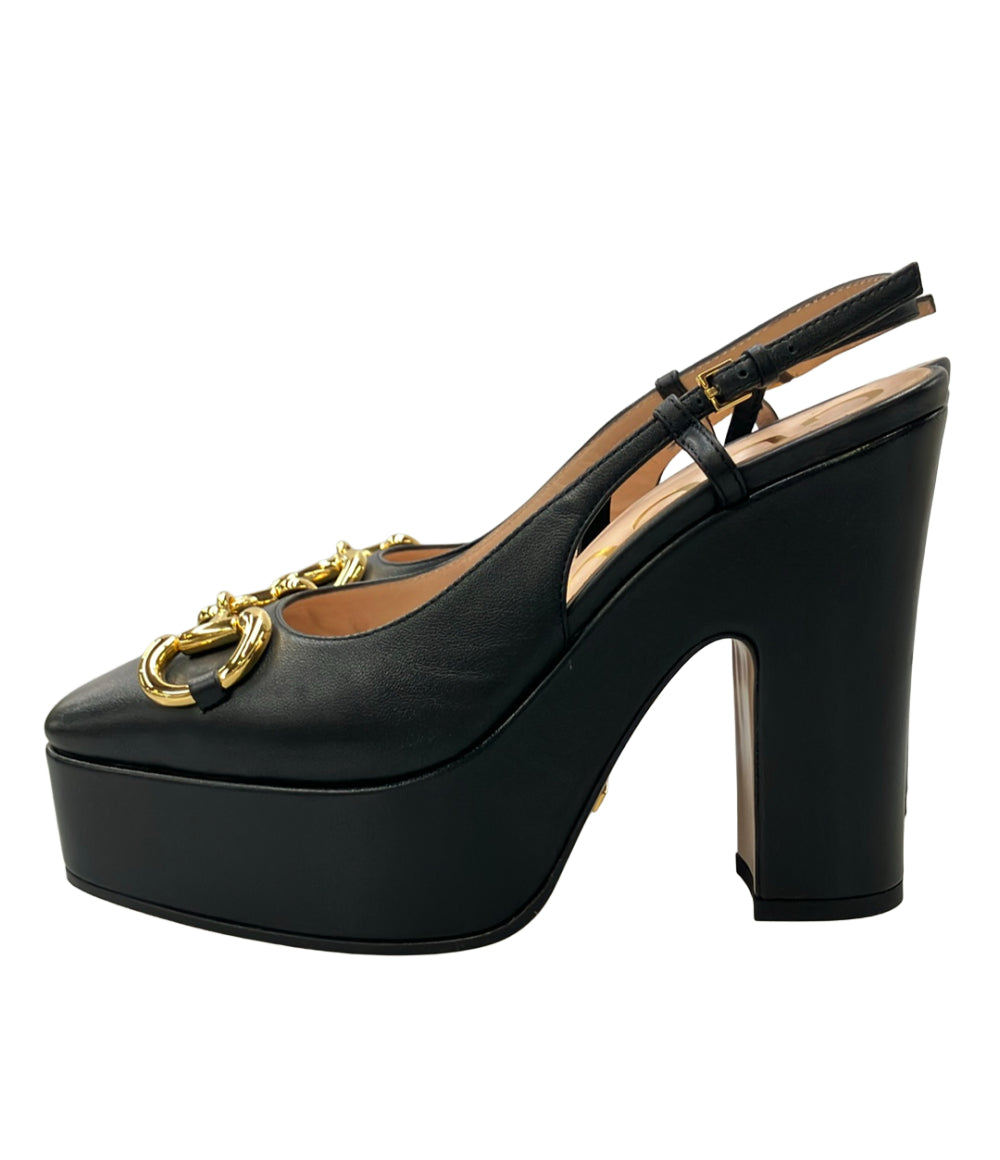 GUCCI ホースビットスリングバックパンプス レディース SIZE 36 (23cm) グッチ