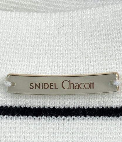 美品 snidel Chacott ペプラムニットプルオーバー SWNT261109 レディース SIZE F (M) スナイデル チャコット