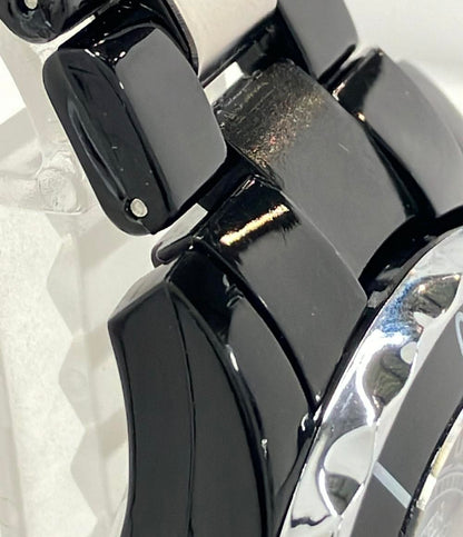 オーセン 腕時計 クオーツ ブラック FG0736 メンズ OHSEN