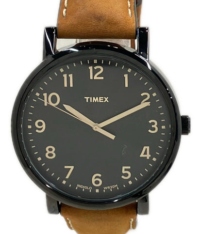 TIMEX 腕時計 クオーツ ブラック T2N677 レディース メンズ タイメックス