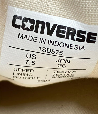 美品 CONVERSE ハイカットスニーカー サイドジップ ALL STAR GOLDZIP 3 HI 1SD575 メンズ SIZE 26.0 コンバース