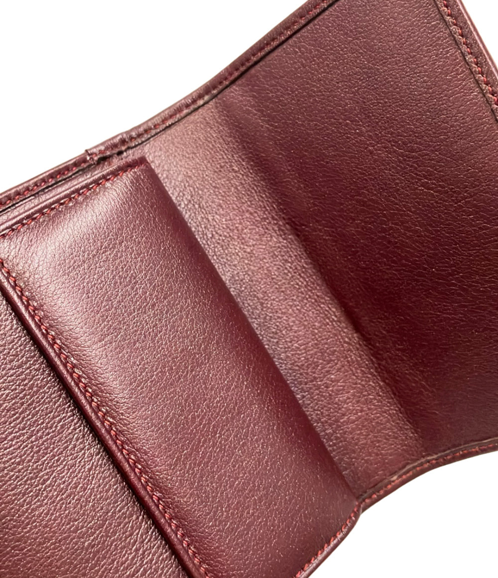 Cartier 三つ折り財布 トリニティ レディース カルティエ