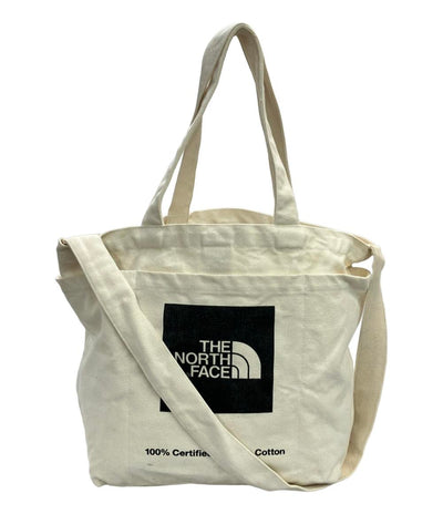 THE NORTH FACE トートバッグ ショルダーバッグ 2WAY 斜め掛け コットン ユーティリティートート ユニセックス ザ・ノースフェイス