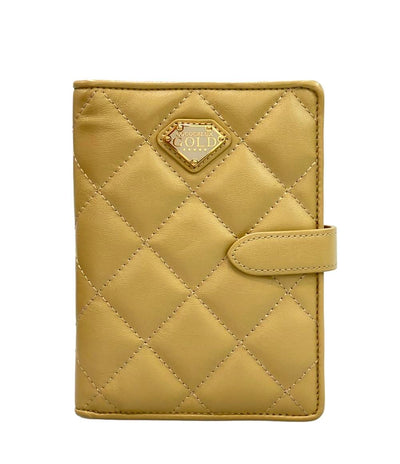 美品 COCOCELUX GOLD 二つ折り財布 レディース メンズ ココセリュックスゴールド