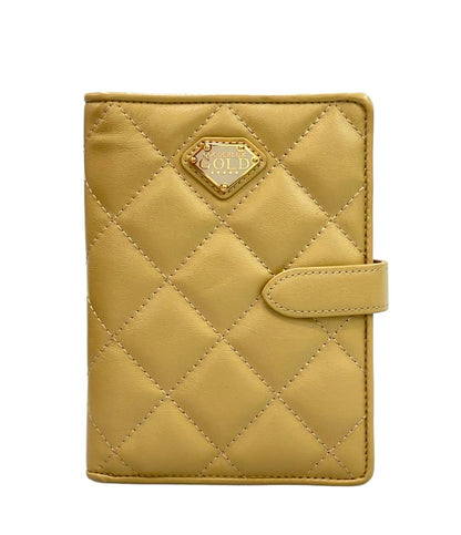 美品 COCOCELUX GOLD 二つ折り財布 レディース メンズ ココセリュックスゴールド