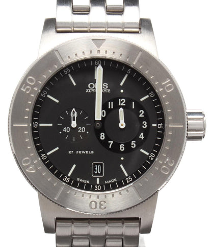 ORIS 腕時計 BC3 レギュレーター ダイバー 自動巻き ブラック 635-7514 メンズ オリス