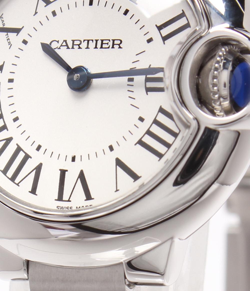Cartier 腕時計 バロン ブルー ドゥ クオーツ 3009 レディース カルティエ