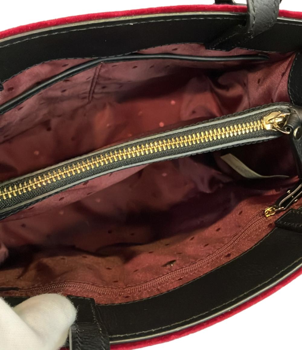 Kate Spade 2WAY ハンドバッグ ショルダーバッグ 斜め掛け トンプソンストリート ベルベット レディース ケイトスペード