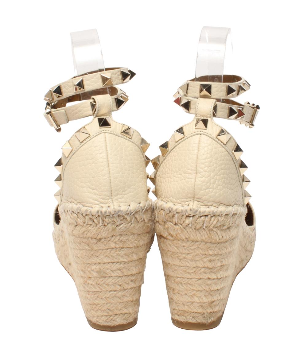 Valentino Garavani ウェッジソールサンダル ロックスタッズ MW2S0780 レディース SIZE 37 (23.5cm) ヴァレンティノ・ガラヴァーニ