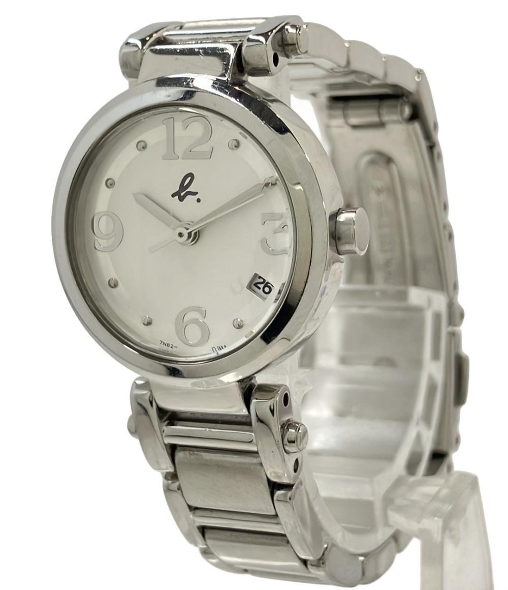 アニエスベー 腕時計 クオーツ シルバー 7N82-0DW0 レディース agnes b