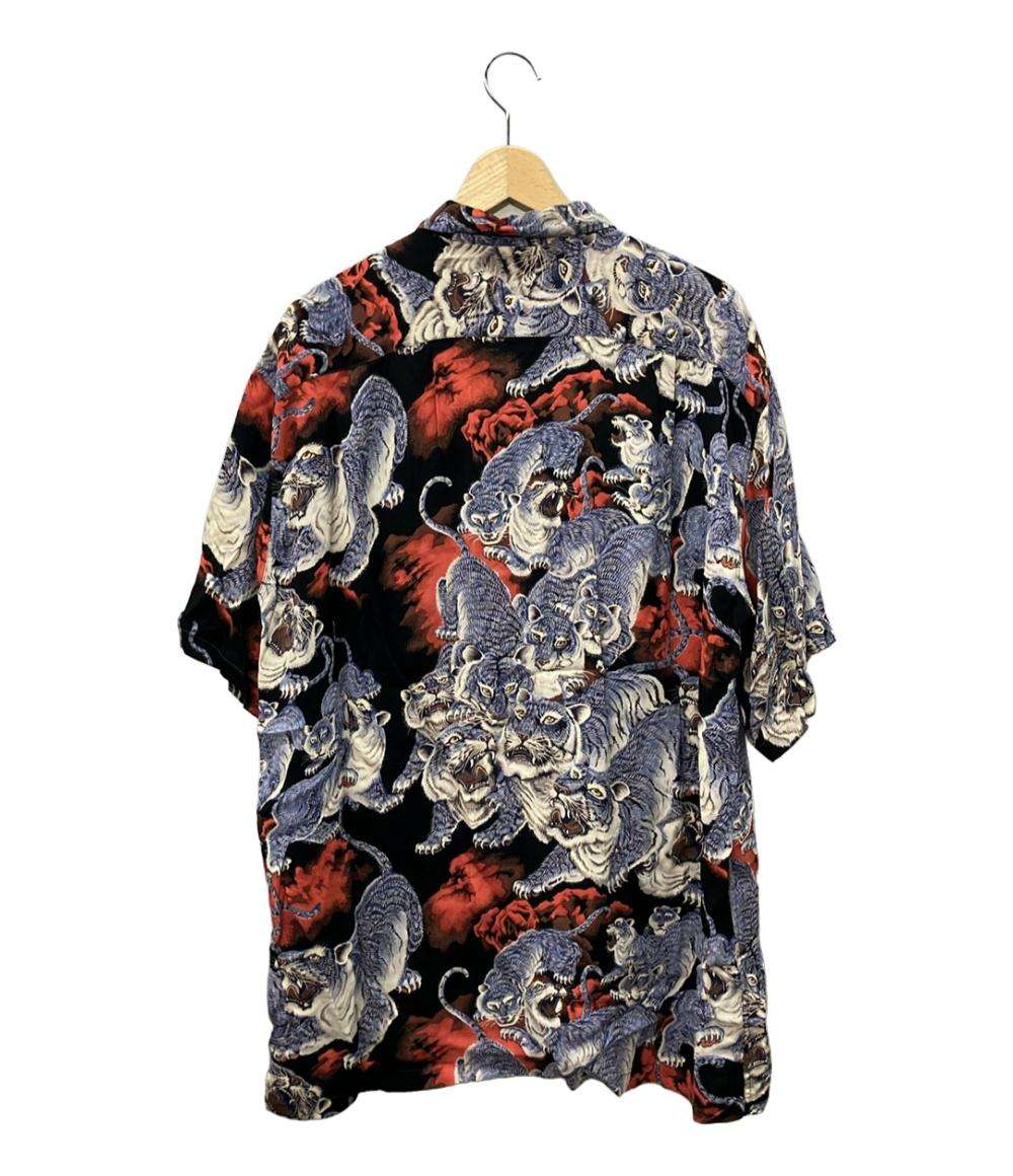 カラカウア×サンサーフ 百虎 アロハシャツ メンズ SIZE L KALAKAUA × SUN SURF