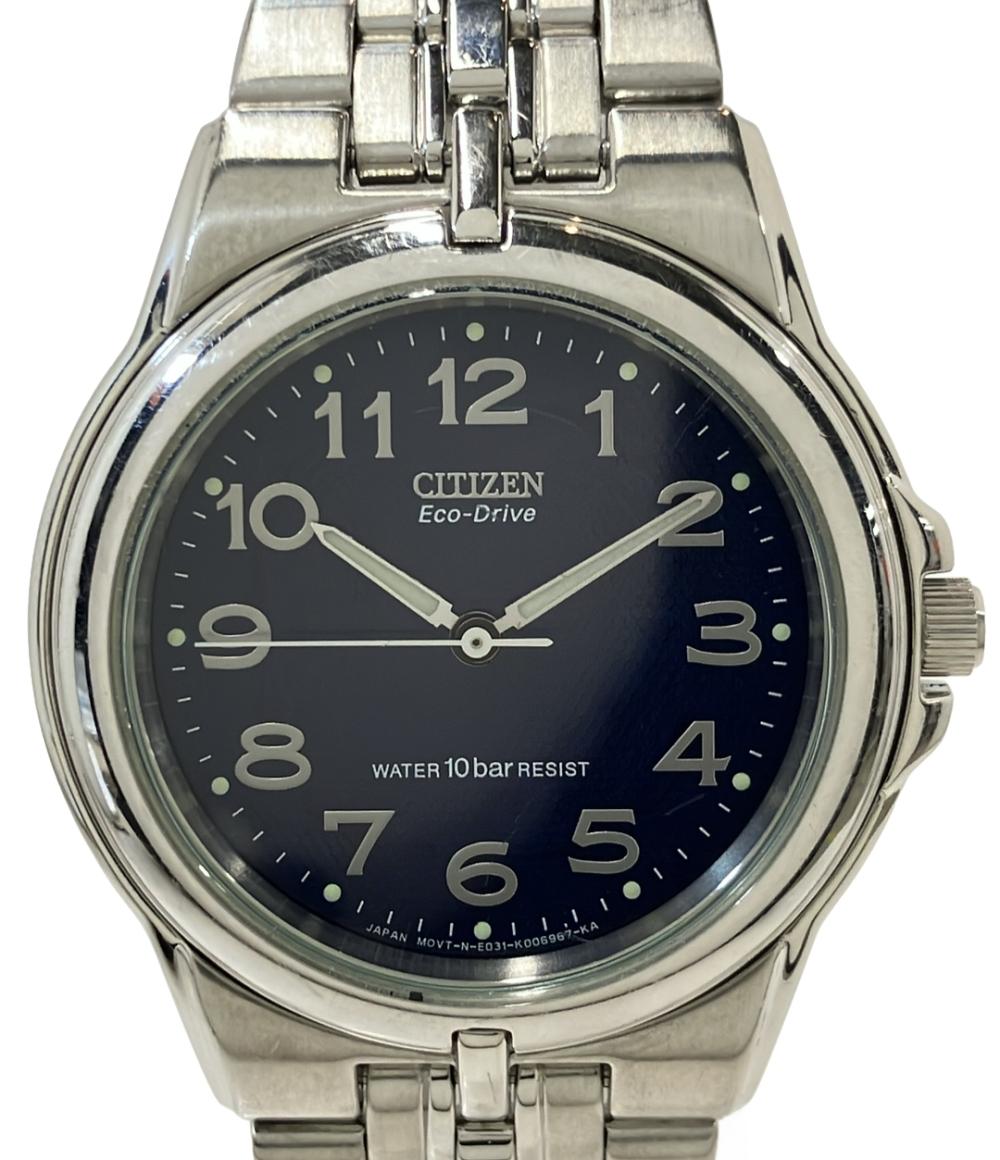 シチズン 腕時計 ECO-DRIVE ソーラー ネイビー E030-K16253 メンズ CITIZEN