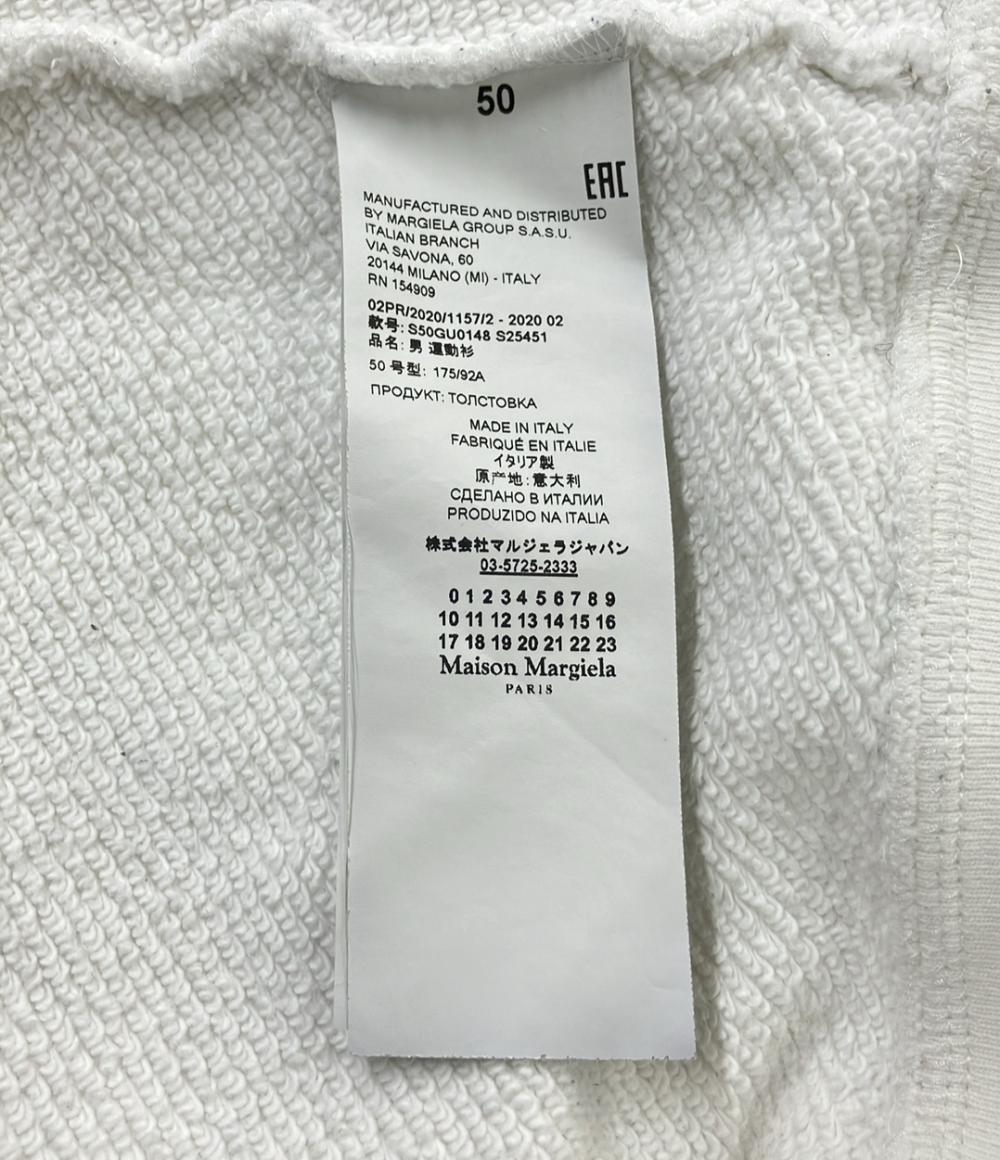 Maison Margiela アップサイドダウン ロゴ スウェット トレーナー S50GU0148 S25451 メンズ SIZE 50 (XL) メゾンマルジェラ