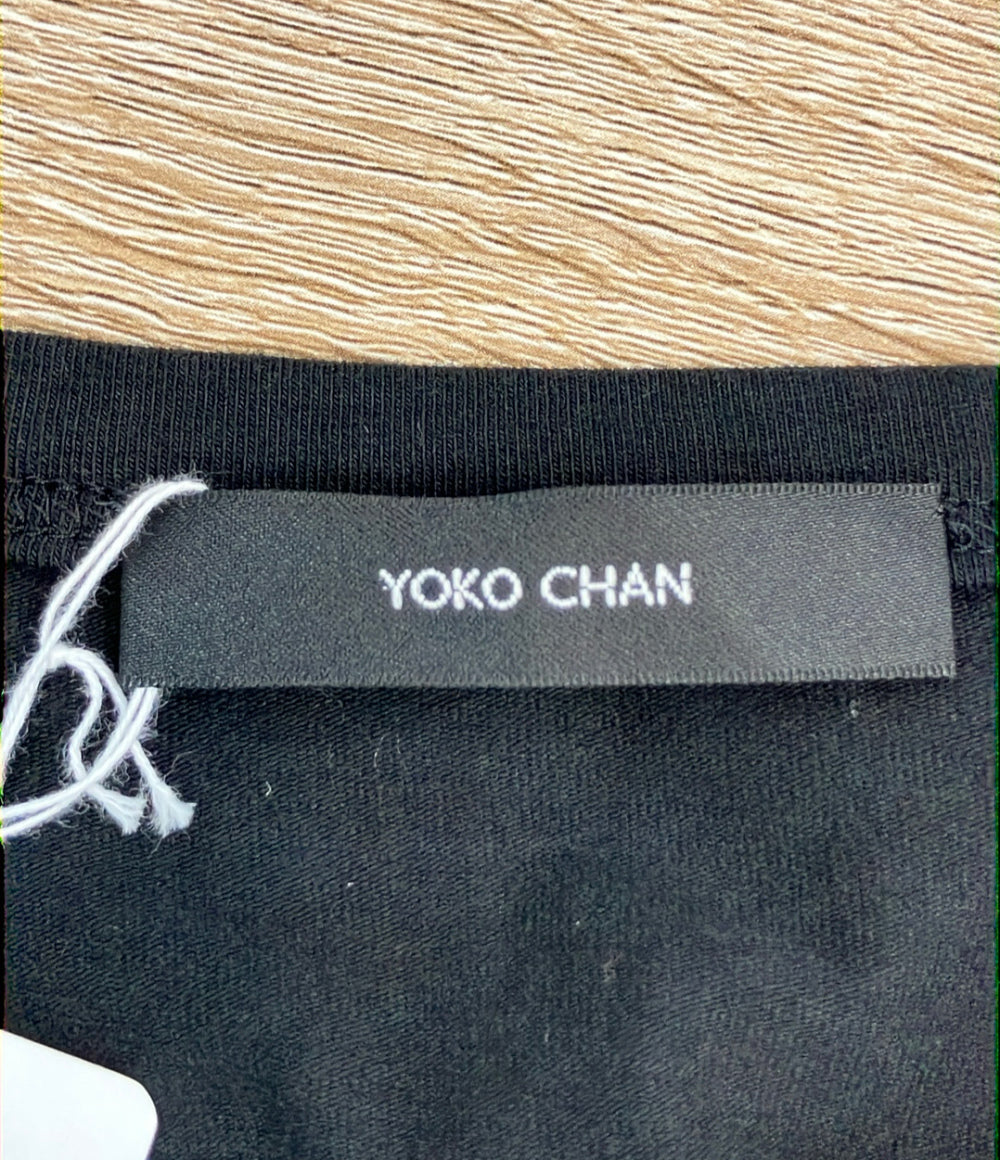 美品 YOKO CHAN 半袖シャツ ブラウス バルーンスリーブ  ミセス&エレガンス タグ付き YCT-223-052 レディース SIZE 38 (M) ヨーコチャン