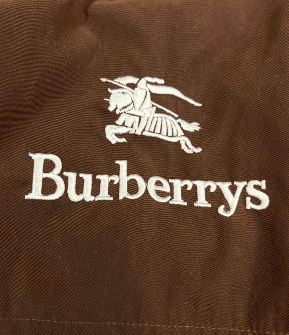 Burberrys 中綿コート 刺繍ロゴ フード付き インポート ブラウン FDA57