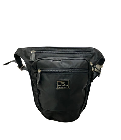 美品 BURBERRY BLACK LABEL ウエストポーチ ボディバッグ メンズ バーバリーブラックレーベル