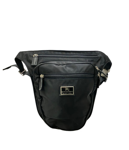 美品 BURBERRY BLACK LABEL ウエストポーチ ボディバッグ メンズ バーバリーブラックレーベル