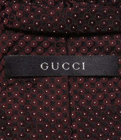 GUCCI ネクタイ シルク100％ ドット柄 メンズ グッチ