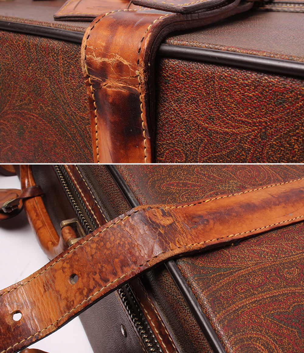 訳あり ETRO トランク スーツケース メンズ エトロ – Rehello by BOOKOFF