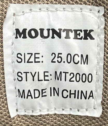 美品 マウンテック ミドルカットスニーカー トレッキングシューズ MT2000 メンズ SIZE 25 (S) MOUNTEK