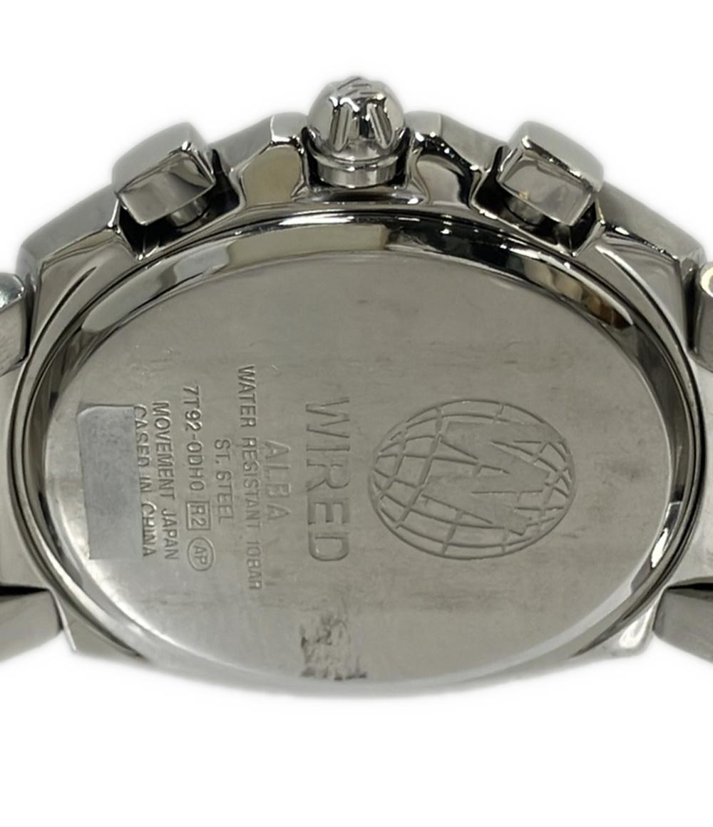 WIRED 腕時計 クオーツ 7T92-0DH0 メンズ ワイアード