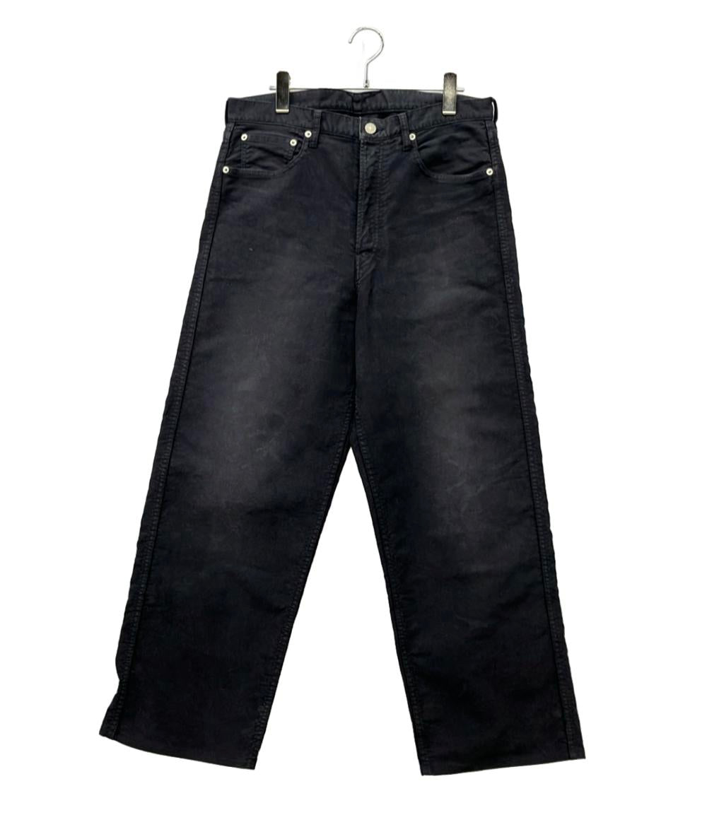 VISVIM デニムパンツ 25SS ダメージ ヴィンテージ加工  オーバーサイズ  ペインター ボタンフライ コーデュロイ FLUXUS 01 EX WIDE G.CORDS