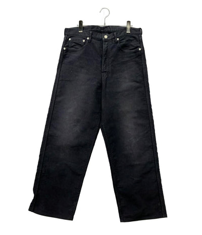 VISVIM デニムパンツ 25SS ダメージ ヴィンテージ加工  オーバーサイズ  ペインター ボタンフライ コーデュロイ FLUXUS 01 EX WIDE G.CORDS