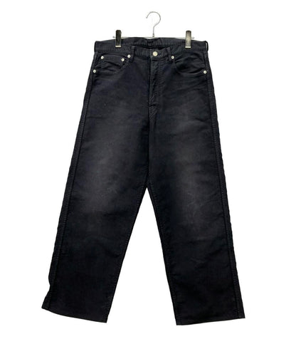 VISVIM デニムパンツ 25SS ダメージ ヴィンテージ加工  オーバーサイズ  ペインター ボタンフライ コーデュロイ FLUXUS 01 EX WIDE G.CORDS