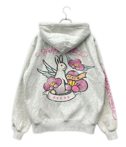 FR2 ジップアップ フーディーパーカー ヴィンテージ加工 メンズ SIZE M エフアールツー