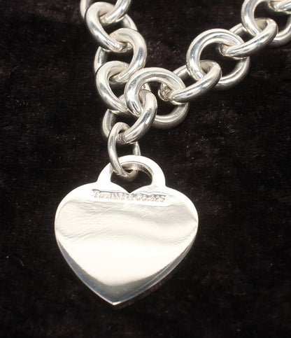 美品 Tiffany & Co. ネックレス チョーカー SV925 リターントゥティファニー ハートタグ チェーン レディース ティファニー