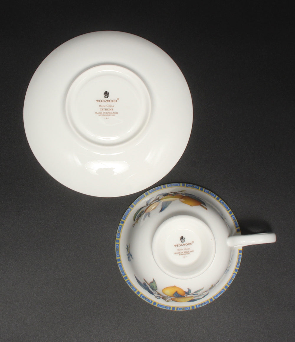 美品 WEDGWOOD カップ＆ソーサー シトロン ウエッジウッド