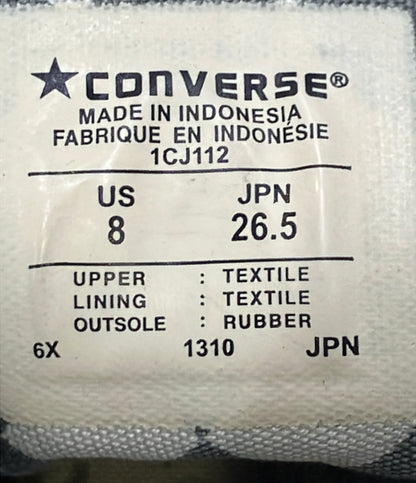 CONVERSE ハイカットスニーカー ジョジョの奇妙な冒険 オールスター HI 1CJ112 メンズ SIZE 26.5 コンバース