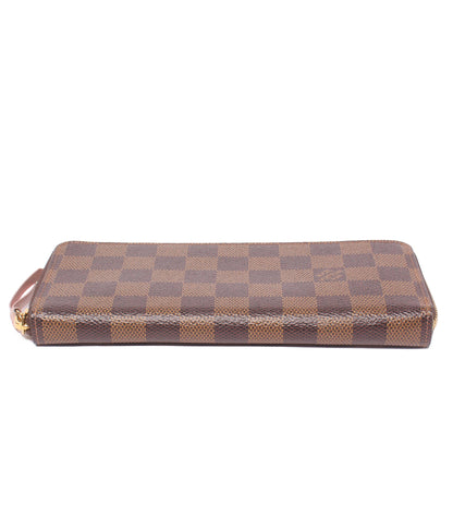 LOUIS VUITTON ラウンドファスナー長財布 ポルトフォイユ クレマンス ダミエ エベヌ N41626 レディース ルイ・ヴィトン
