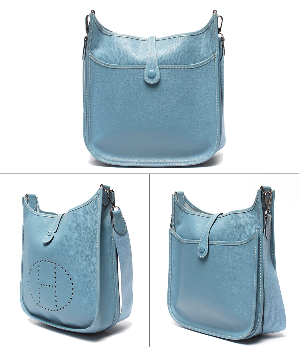 HERMES ショルダーバッグ 肩掛け □J刻印 シルバー金具 エブリンPM レディース メンズ エルメス