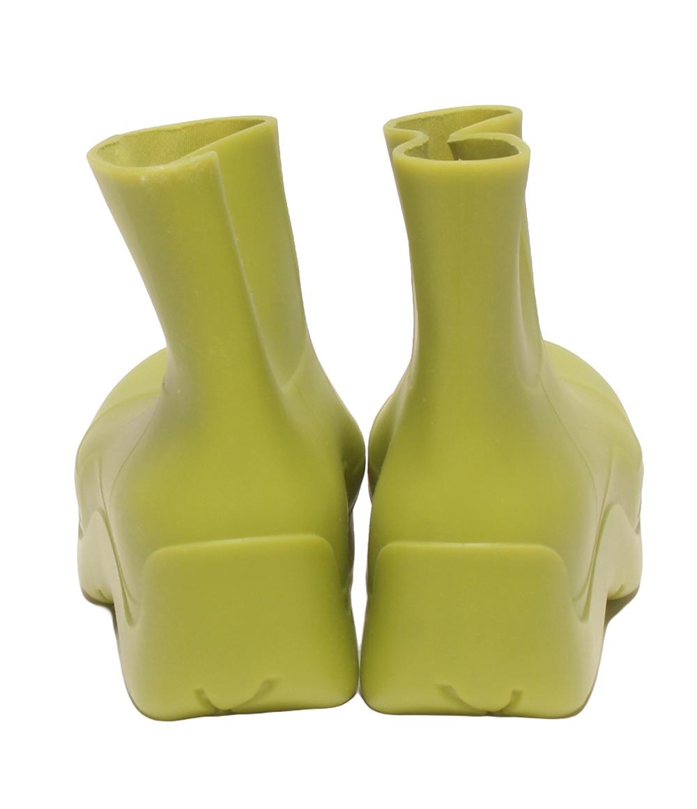 ボッテガヴェネタ ラバーアンクルブーツ Puddle グリーン レディース SIZE 37 (L) BOTTEGA VENETA