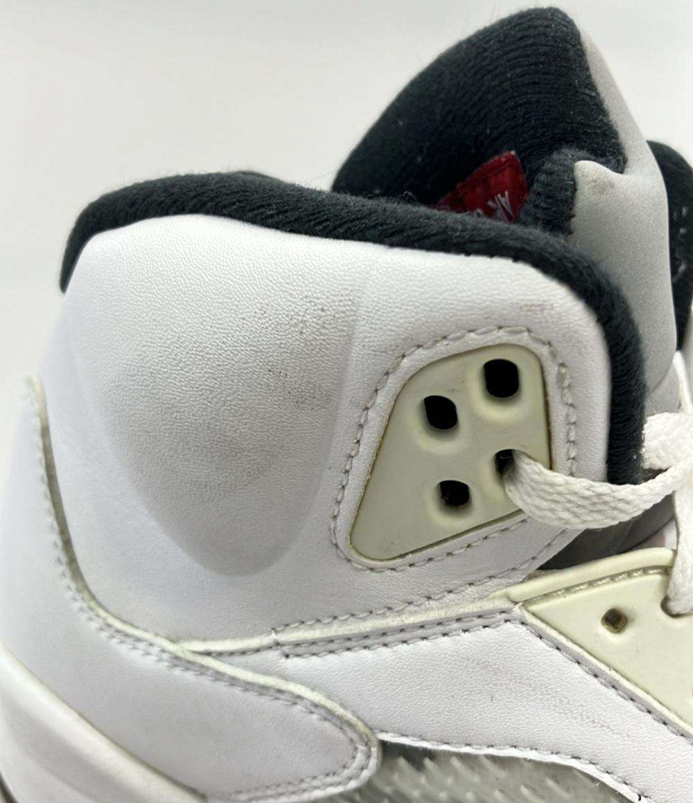 NIKE ハイカットスニーカー × Supreme AIR JORDAN 5 RETRO 824371-101 メンズ SIZE 28.0 (XL) ナイキ