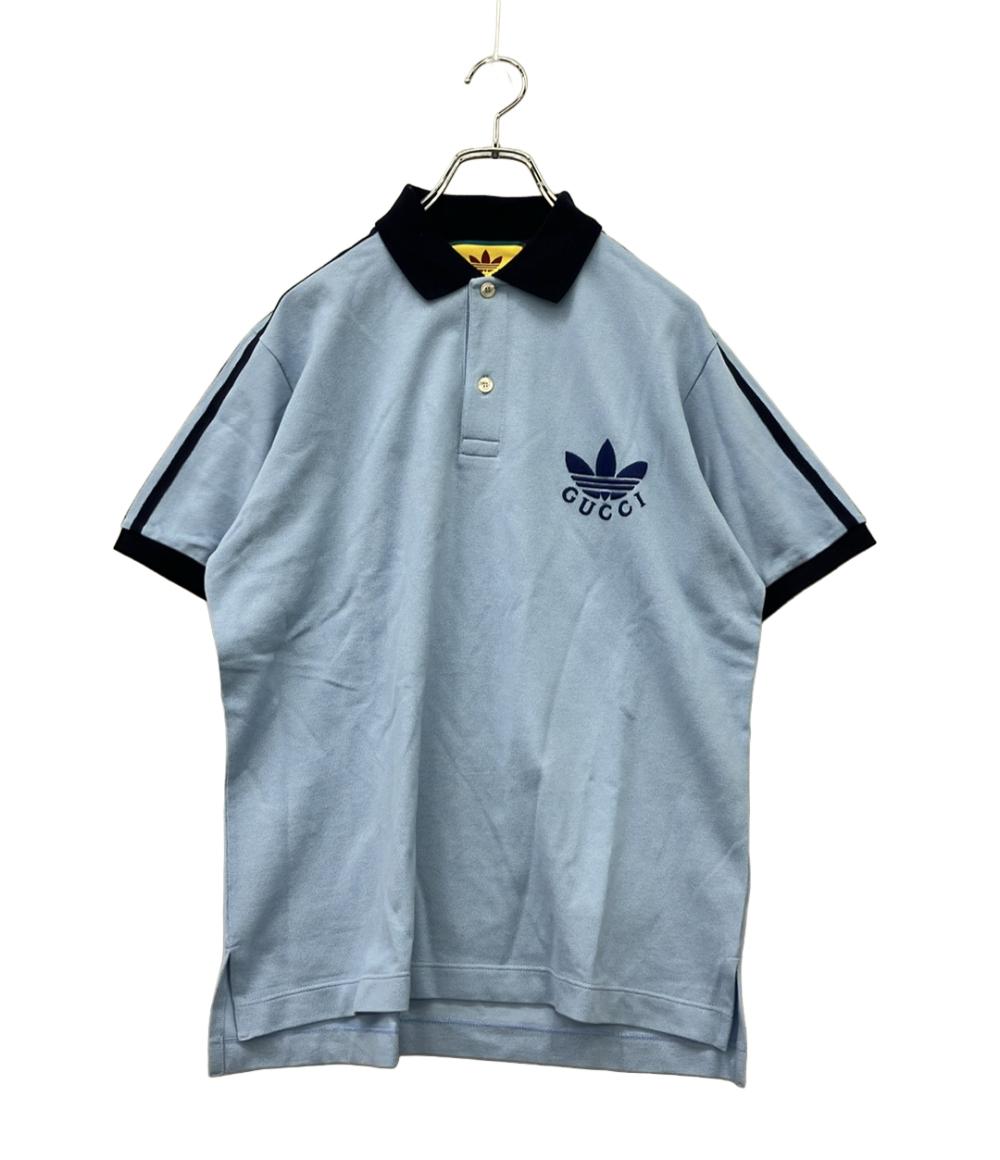GUCCI 半袖ポロシャツ ×adidas コットンピケポロシャツ Piquet Polo Shirt 700497 メンズ SIZE XS グッチ