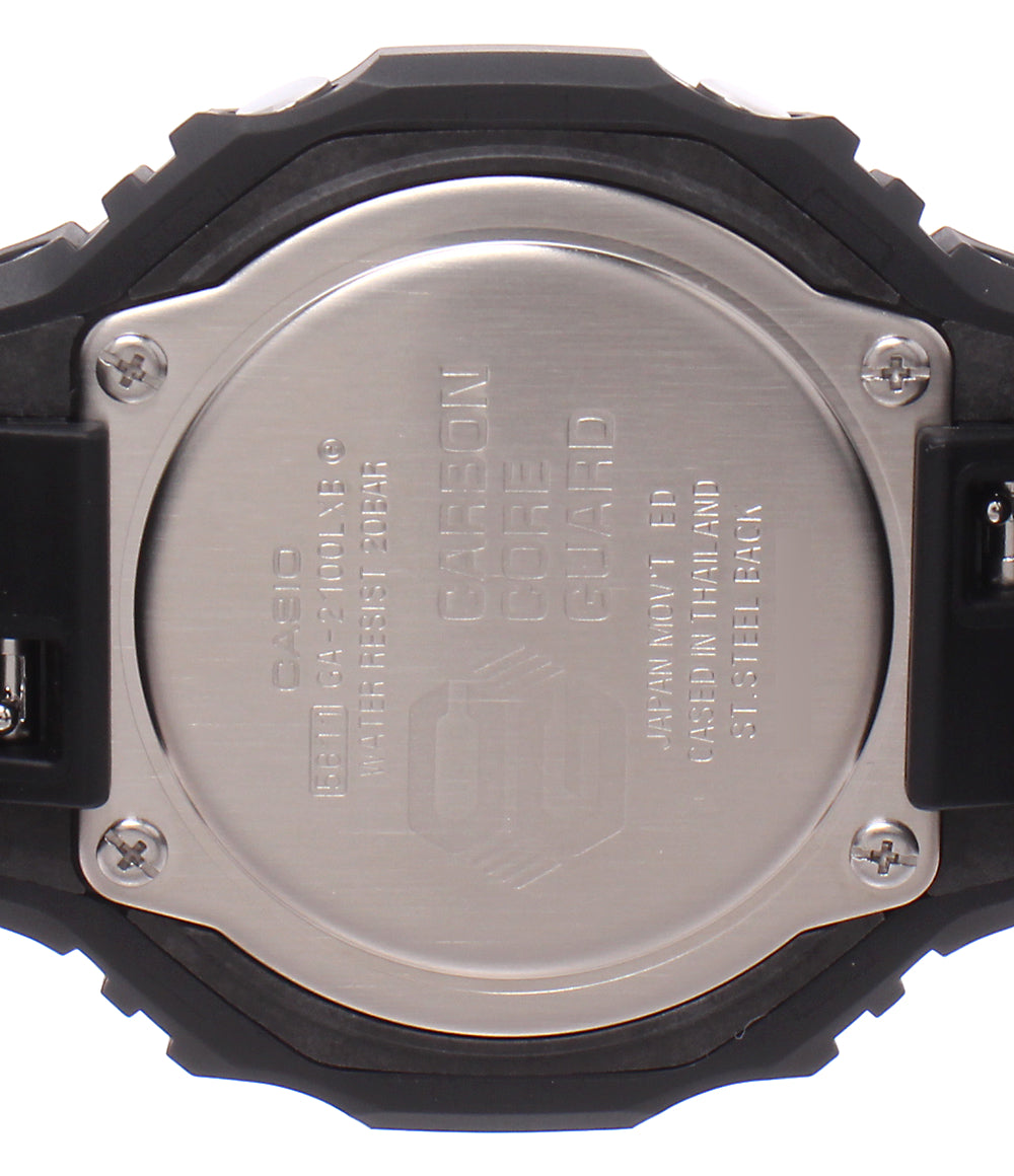 美品 CASIO 腕時計 リュクスブラック G-SHOCK クオーツ ブラック GA-2100LXB メンズ カシオ