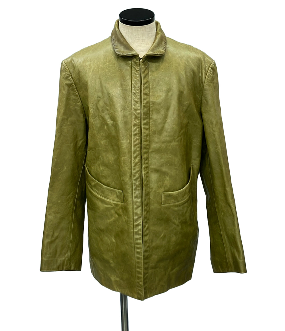 Yohji Yamamoto プルームオム レザージャケット メンズ SIZE 3 (L) ヨウジヤマモト